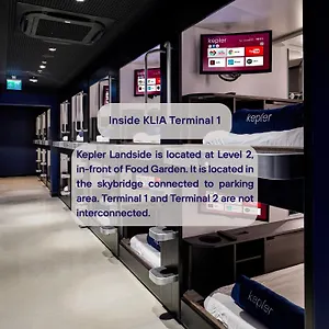 Kepler Club Kuala Lumpur Airport - Klia T1 Landside, Public Area Hôtel capsule Sepang